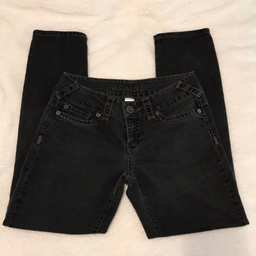 Maurices black skinny jeans size M-S